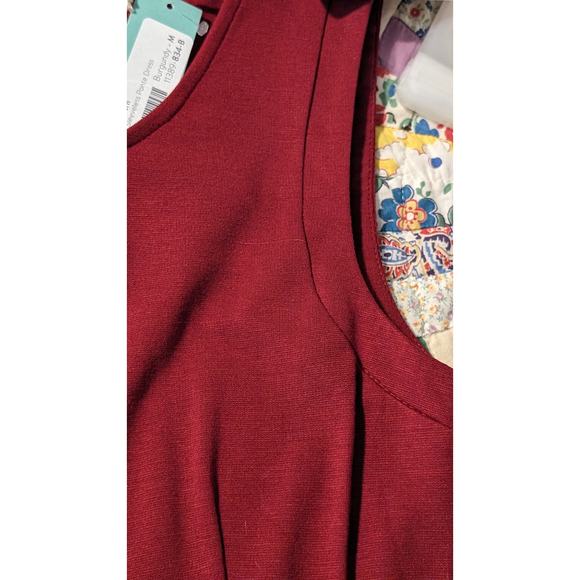 41Hawthorn Burgundy Dita Sleeveless Ponte Knit Tuck Pleated NWT Womens Sz M - Picture 13 of 15